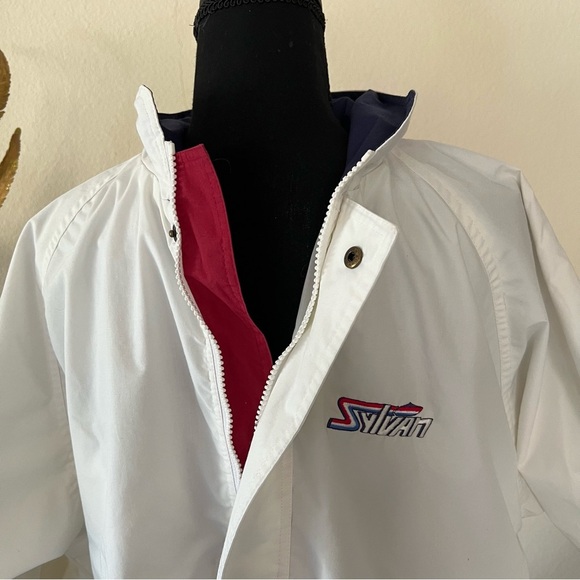 80s/90s Vintage WinnerMate Sportswear Sylvan White Windbreaker - Picture 3 of 10